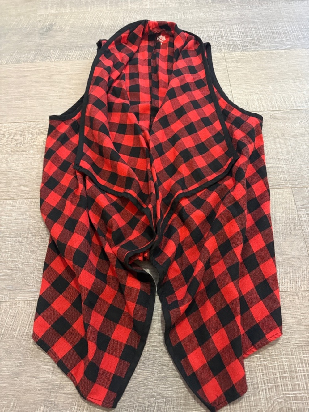 Tickled Teal Red and Black Buffalo Plaid Shirt